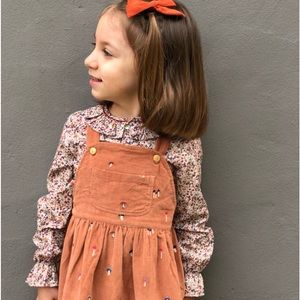 Adorable autumn ensemble outfit - perfect for fall or Thanksgiving size 6-7y.